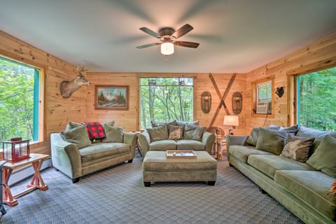 Spacious Mtn Cabin on 7 Private Acres in Athol! House in Capital District, NY, USA