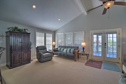 Fish at Canalfront Bay St Louis Home - Dock & Deck House in Mississippi