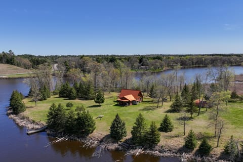 Private Island Escape < 6 Mi to Sand Valley Golf House in Petenwell Lake