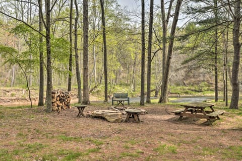 ‘Riversong’ Cabin w/ Fire Pit on North River House in Shenandoah Valley