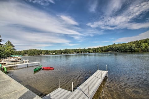 Waterside Haven on Milton Pond w/ Deck & Boat Dock House in Milton