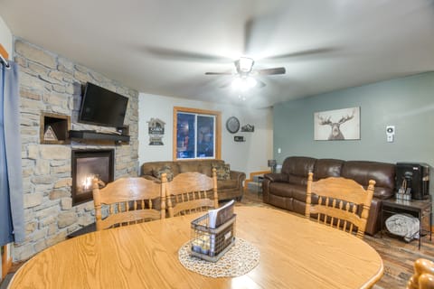 Family Cabin w/ Fire Pit - 25 Miles to Yellowstone House in Idaho