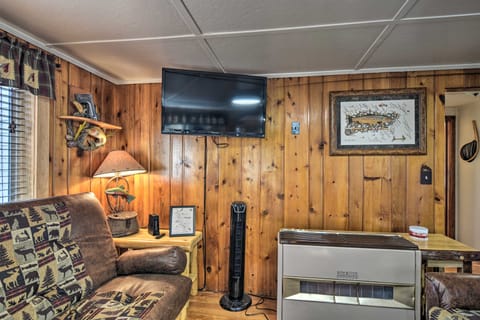 Riverfront Grayling Retreat w/ Fire Pit & Dock! House in Michigan