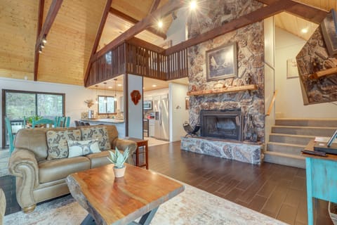 Deluxe A-Frame Home w/ Game Room & Deck! House in Angel Fire