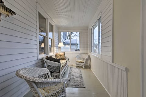 Walk to Lake Superior: Ontonagon Home w/ Fire Pit! House in Wisconsin