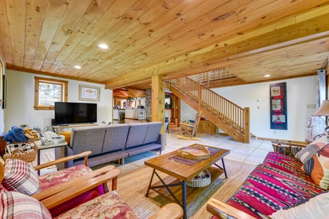 Saranac Lake Cabin w/ Deck: Pets Welcome! House in Harrietstown