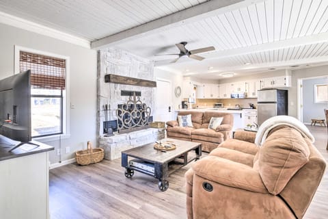 Dock + Lake Access! Updated Cottage in Afton Cottage in Ozark Mountains