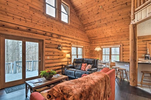 Secluded Gaylord Cabin w/ Deck, Fire Pit & Grill! House in Michigan