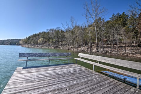 Lakefront Table Rock Getaway w/ Private Swim Dock! House in Table Rock Lake