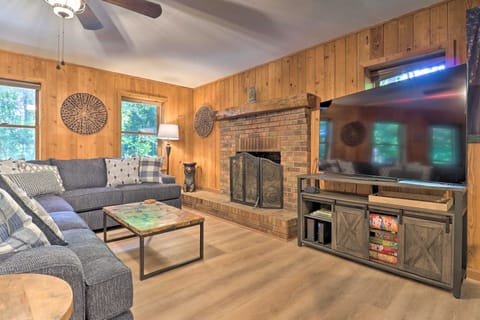 Game Room + Fire Pit: Weaverville Family Home! House in Weaverville