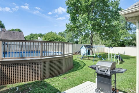 Above-Ground Pool & Backyard at Murfreesboro Home! House in Murfreesboro