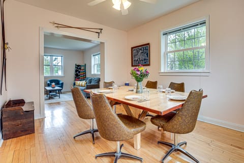 17 Mi to Porkies: Getaway Steps to Beach & Main St House in Wisconsin