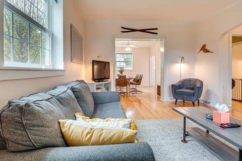 17 Mi to Porkies: Getaway Steps to Beach & Main St House in Wisconsin