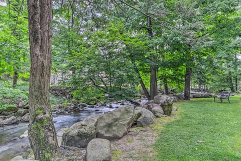 Creekfront 'Bootleggers Hideaway!' Walk to Dtwn! Apartment in Gatlinburg