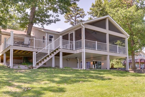 Dock, Hot Tub! Family-Friendly Camdenton Haven House in Lake of the Ozarks