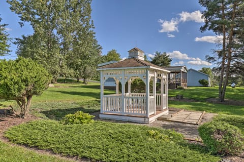 Charming Burdett Home with Grill, Gazebo + Yard House in Finger Lakes