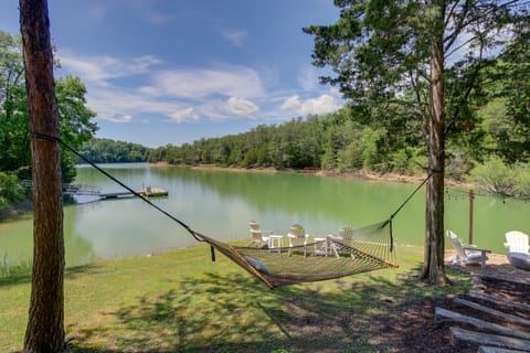 Lakefront Sevierville Cabin w/ Hot Tub & Fire Pit! House in Douglas Lake