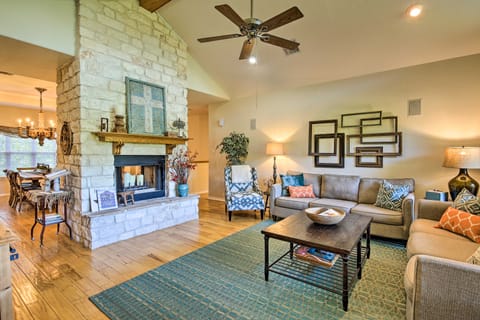 Family Retreat on Guadalupe River: 2 Living Areas! House in Seguin