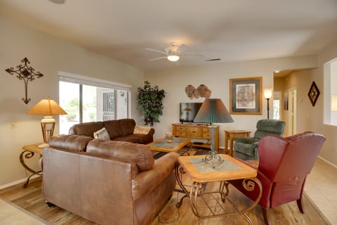 Golf + Pickleball: Surprise Resort Escape w/ Patio House in Sun City Grand