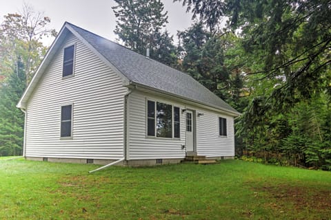 Gould City Lakefront Hideaway w/ Dock & Rowboat! House in Michigan