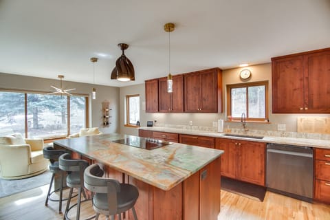 Riverfront Retreat in Nathrop: Fire Pits & Hot Tub House in Colorado