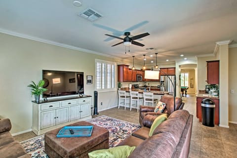 Patio + Pool Table: Estrella Oasis Near Hiking! House in Goodyear