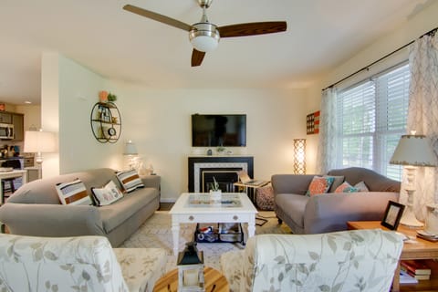 Ocean View Escape ~ 4 Miles to Bethany Beach! House in Sussex County