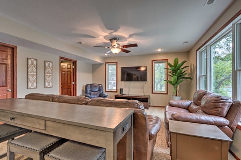 Private Dock! Waterfront Group Haven in Camdenton House in Ozark Mountains