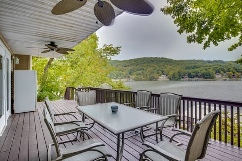 Private Dock! Waterfront Group Haven in Camdenton House in Ozark Mountains