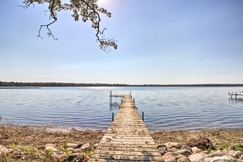Waterfront Onamia Retreat w/ Dock & Fire Pit! House in Mille Lacs Lake