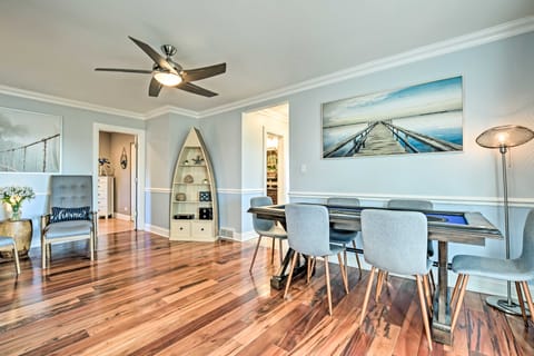 Lakefront Home w/ Game Room, Theater & Dock! House in Fox Lake