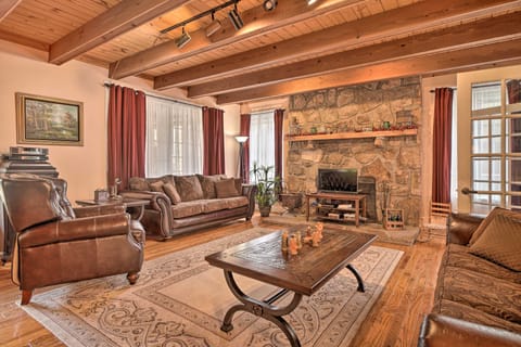 Tranquil Smoky Mountain Cabin w/ Porch & Fire Pit House in Carson Springs