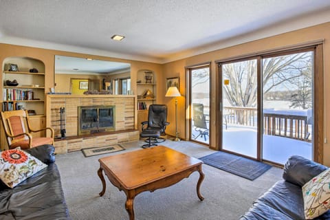 'Cumberland Retreat' w/ Lakefront Yard & Dock House in Wisconsin