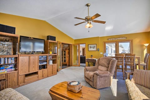 'Cumberland Retreat' w/ Lakefront Yard & Dock House in Wisconsin