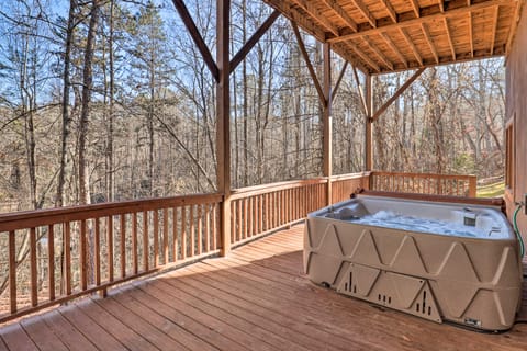 Bryson City Cabin w/ Private Hot Tub & Game Room House in Swain County