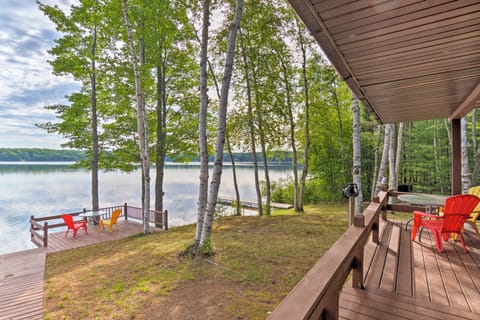 Lakefront Cabin w/ Private Dock & Beach! House in Wisconsin