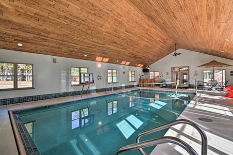 Waterfront Central Wisconsin Cabin w/ Indoor Pool! House in Wisconsin