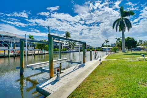 Boat Dock & Patio: Canal-Front St James City Home! House in St James City