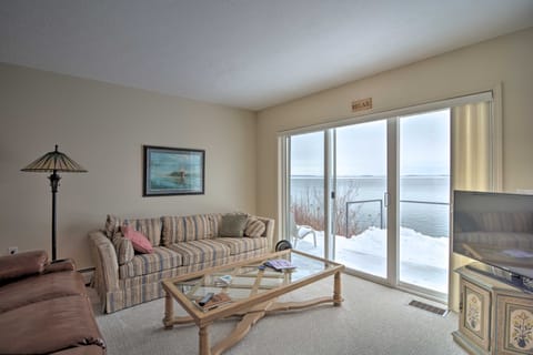 Lakefront De Tour Village Home w/ Deck & Fire Pit! House in Michigan