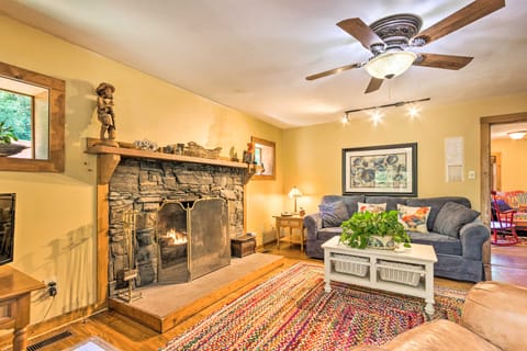 Rustic-Yet-Cozy Cabin w/ Patio, 12 Mi to Asheville House in Asheville