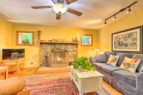 Rustic-Yet-Cozy Cabin w/ Patio, 12 Mi to Asheville House in Asheville