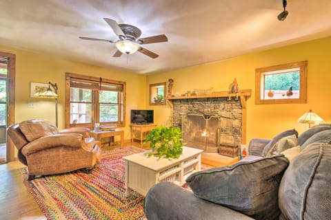 Rustic-Yet-Cozy Cabin w/ Patio, 12 Mi to Asheville House in Asheville