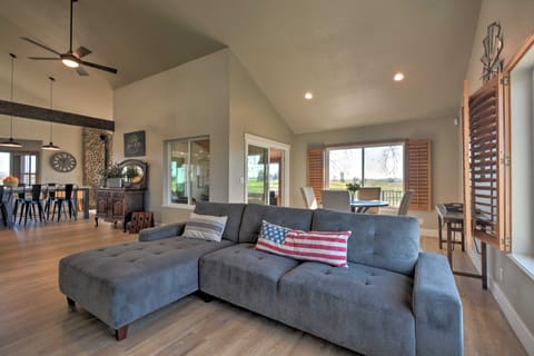 Picturesque Farmhouse on Working Almond Ranch House in Sierra Nevada