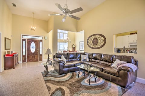 Pool & Dock: Luxe Lake House on Deep Water Cove! House in Clarks Hill Lake