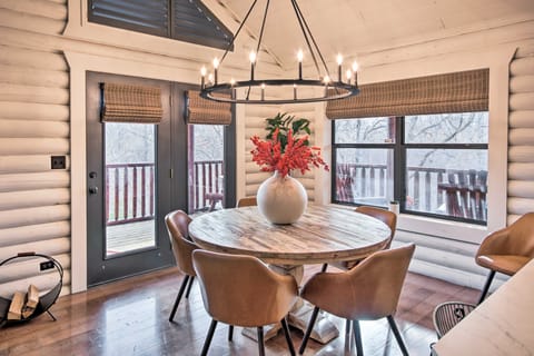 Enchanting Forested Cabin w/ Fire Pit & Grill House in Arkansas