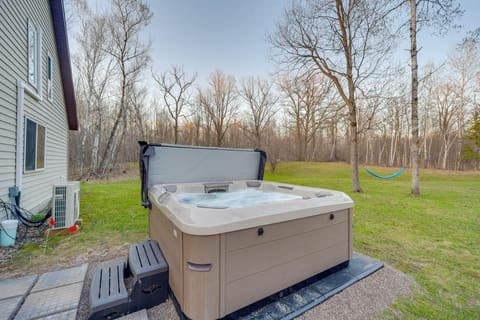 Cozy Birchwood Retreat on UTV Trail w/ Hot Tub! House in Wisconsin
