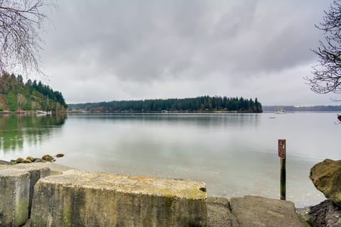 Central 4-Acre Cottage w/ Deck: Walk to Bay! Cottage in Bainbridge Island