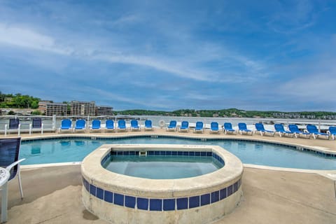 Boat Slip & Pool! Waterfront Lake Ozark Escape Apartment in Lake of the Ozarks