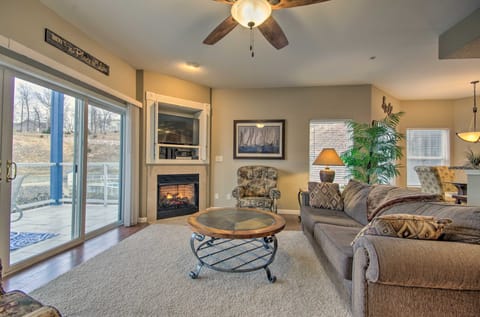 Boat Slip & Pool! Waterfront Lake Ozark Escape Apartment in Lake of the Ozarks