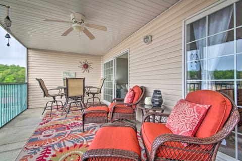 Furnished Balcony, Pool! Waterfront Lake Ozark Gem Apartment in Lake of the Ozarks